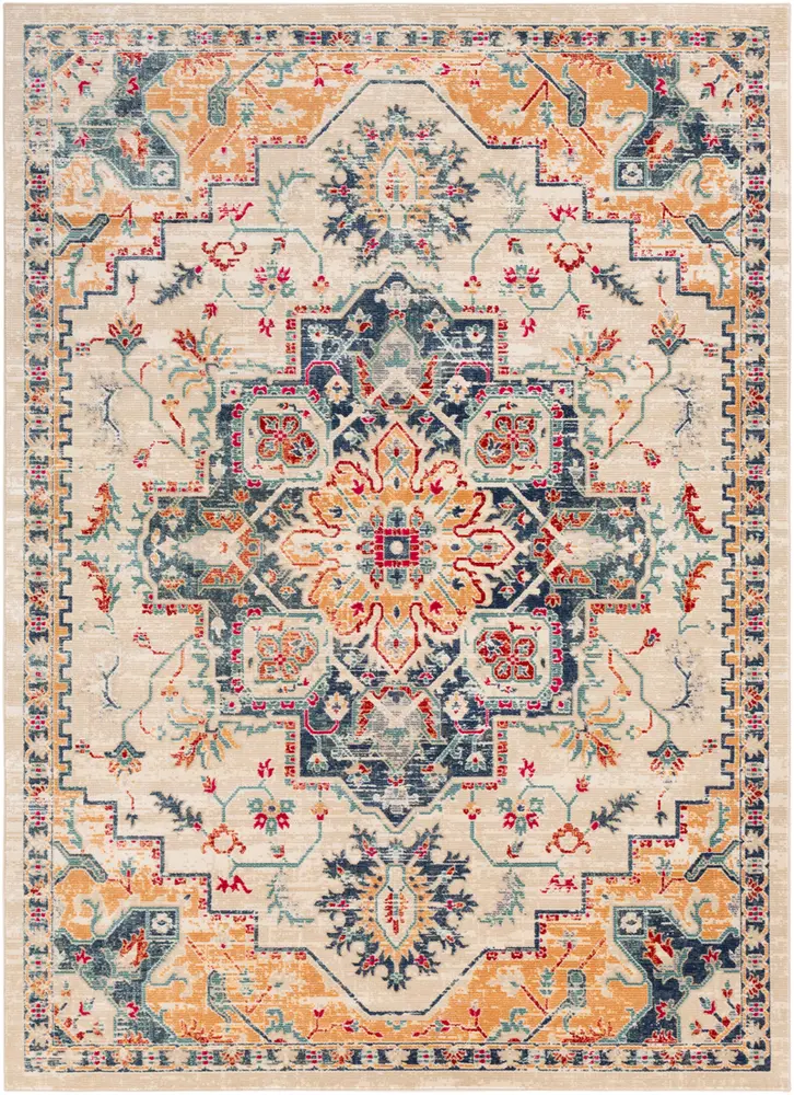 Bohemian BOM-2311 Bright Pink Transitional Traditional Rug
