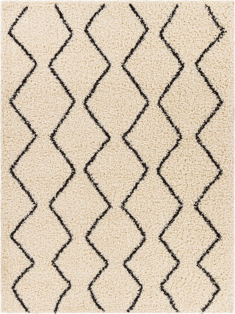 Modern Loom Acirealerno ACR-2302 Beige Power Loomed Synthetic Rug