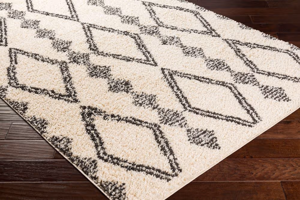 Surya Beni Shag BSH-2318 black Rug Product Image