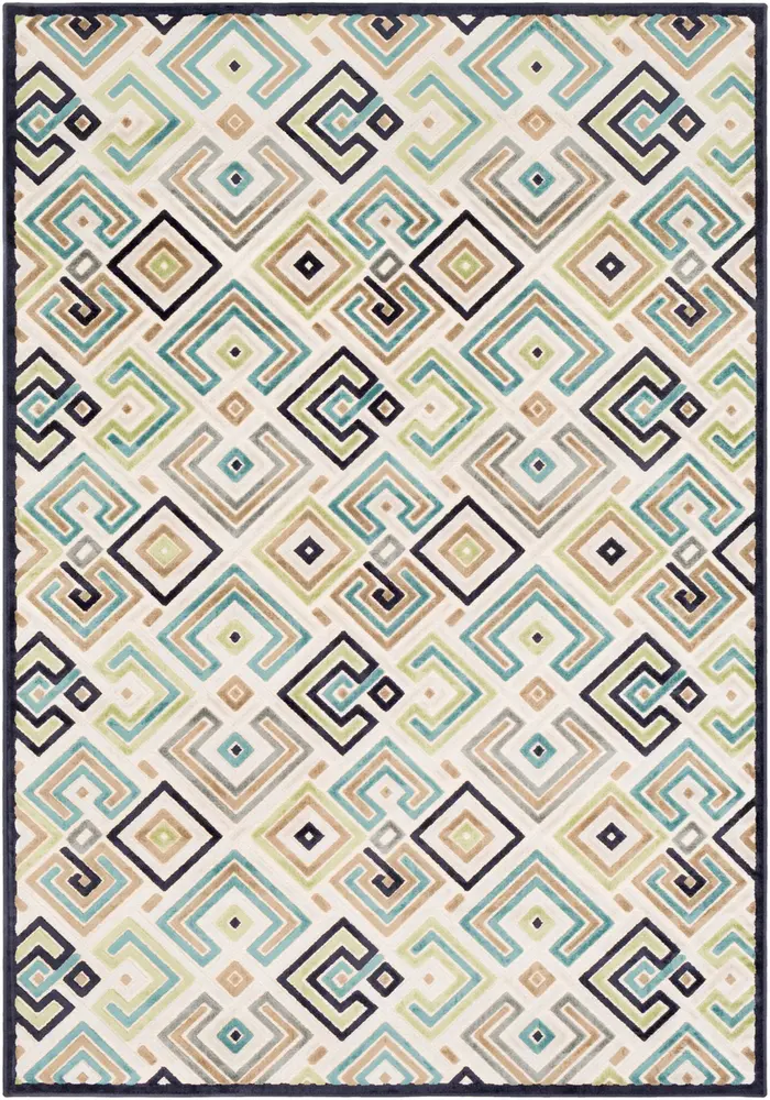 Basilica BSL-7228 Beige Abstract Natural Fiber Rug