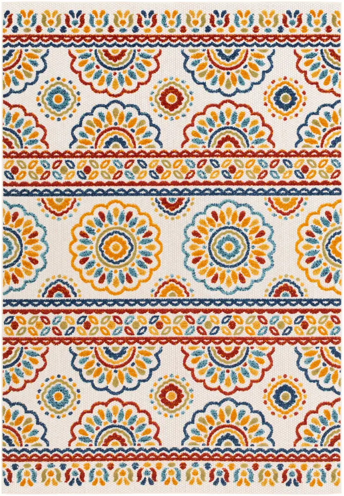 Big sur BSR-2307 Rust Synthetic Transitional Rug