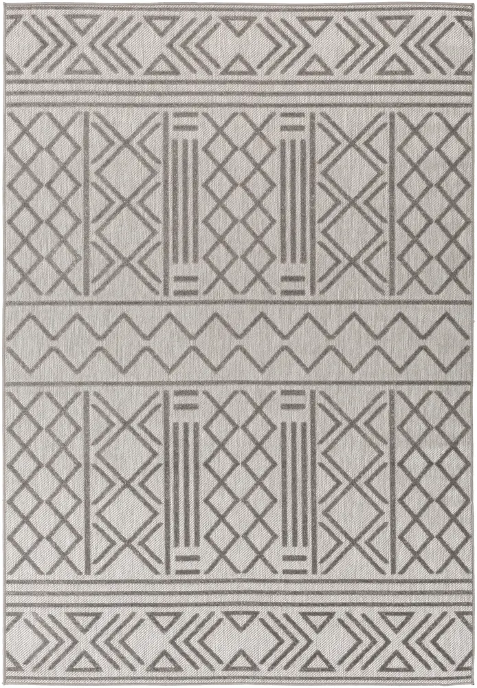 Big sur BSR-2316 Taupe Synthetic Abstract Rug