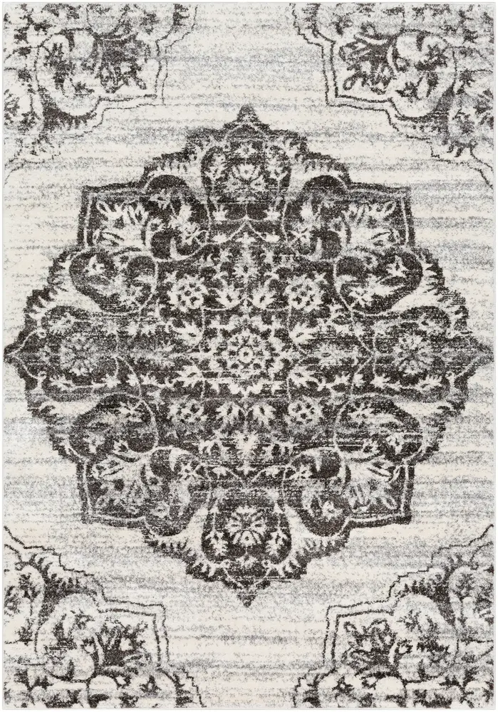 Baylee BYL-1030 Black Synthetic Transitional Rug