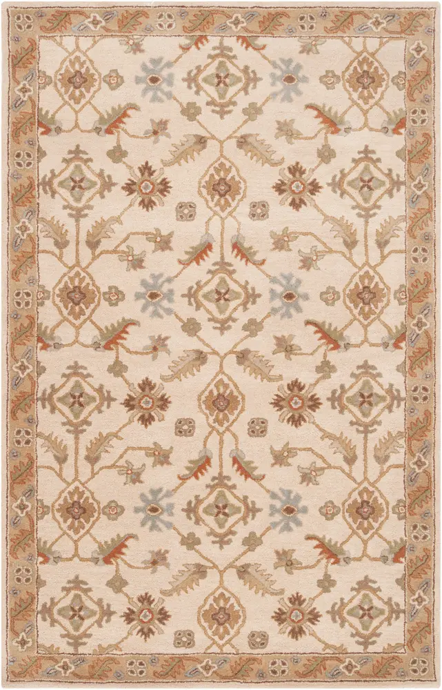 Caesar CAE-1084 Khaki Wool Traditional Rug
