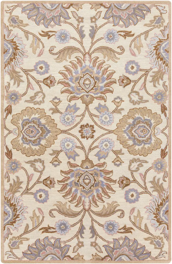Caesar CAE-1109 Cream Traditional Floral Rug