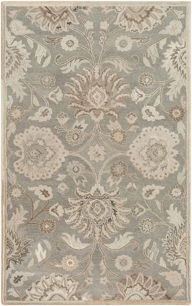 Caesar CAE-1195 Taupe Patterned Traditional Rug