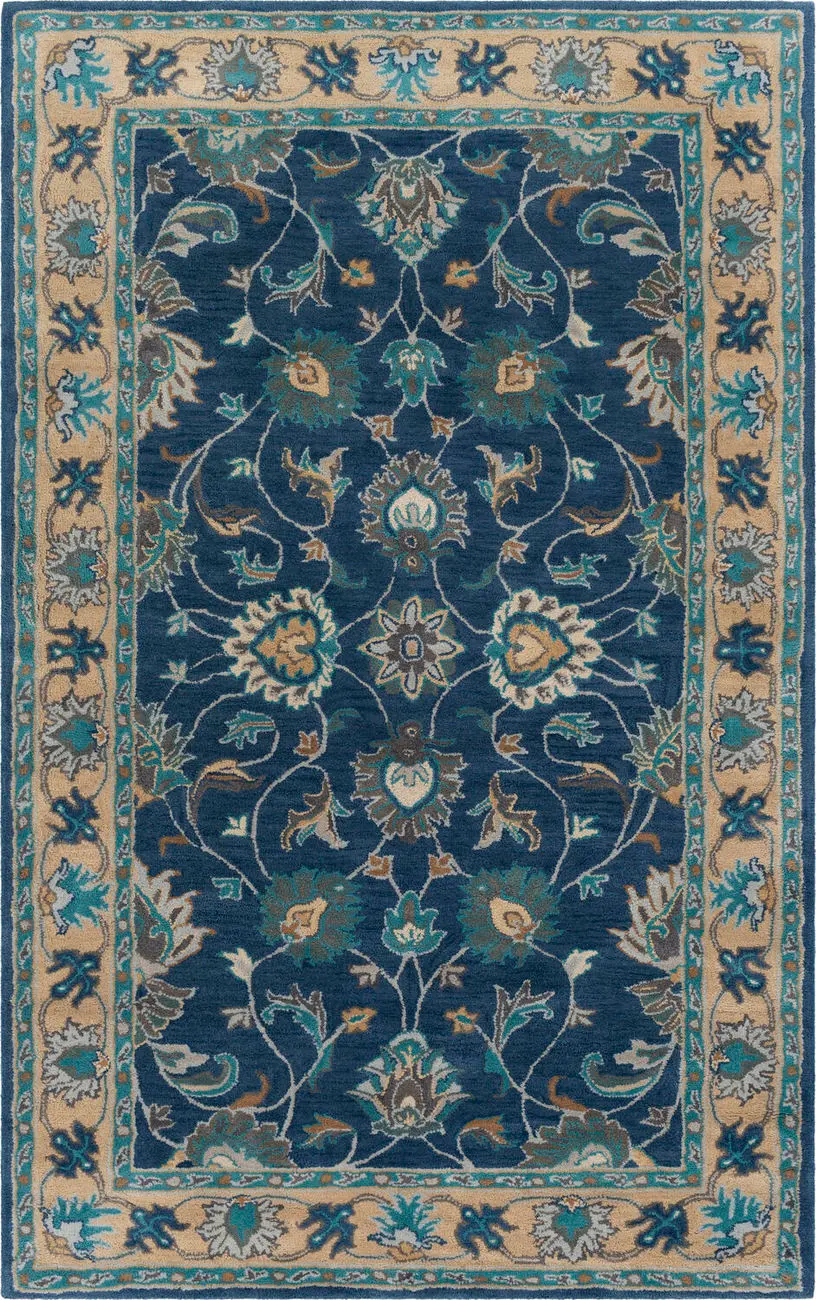 Caesar Cae-1220 Blue Hand Tufted Wool Rug