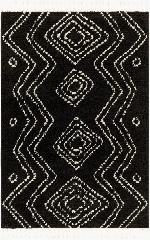 Casablanca Shag CAG-2315 black Rug