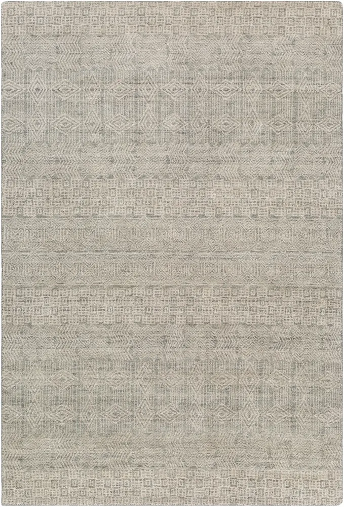 Claude CAU-1003 Dark Green Wool Transitional Rug