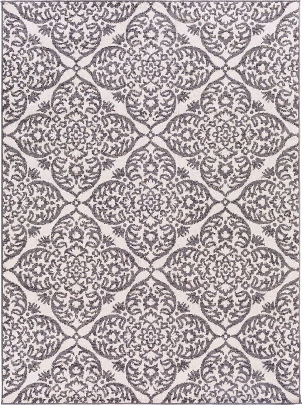 Modern Loom Cesar CEG-2302 Gray Power Loomed Synthetic Rug