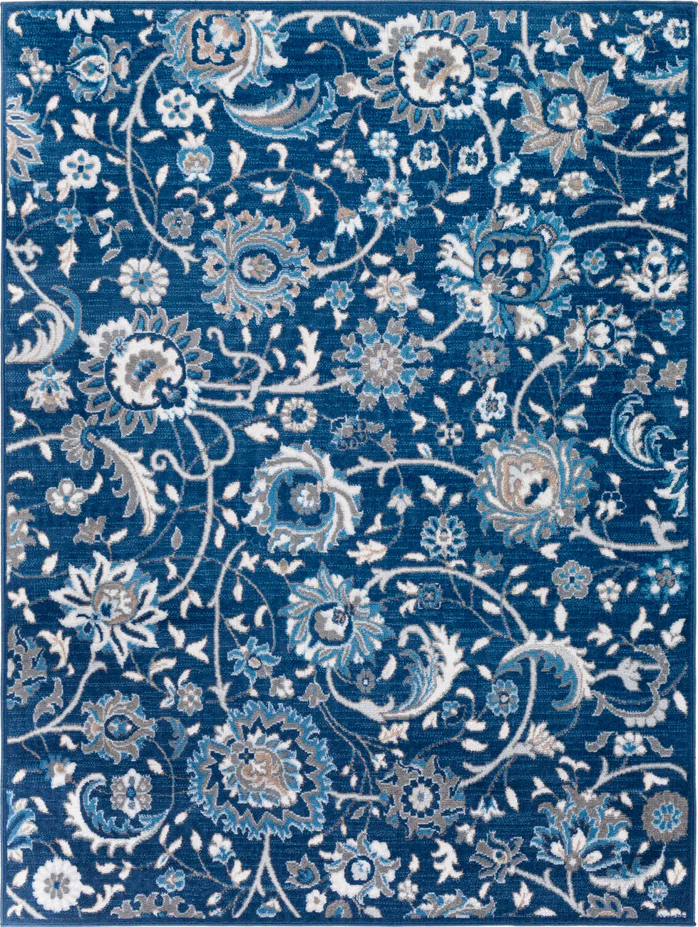 Modern Loom Adlisel ADE-2350 Blue Power Loomed Synthetic Rug
