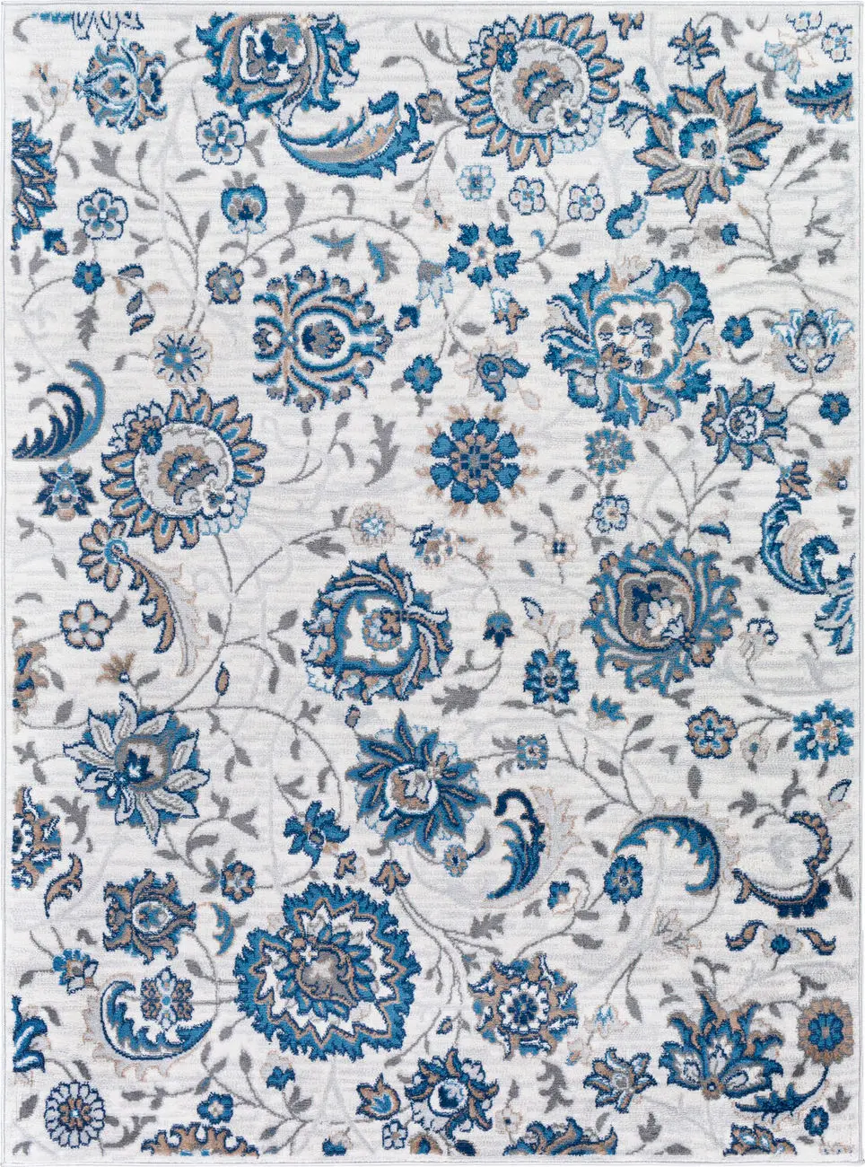 Modern Loom Adlisel ADE-2352 Blue Power Loomed Synthetic Rug