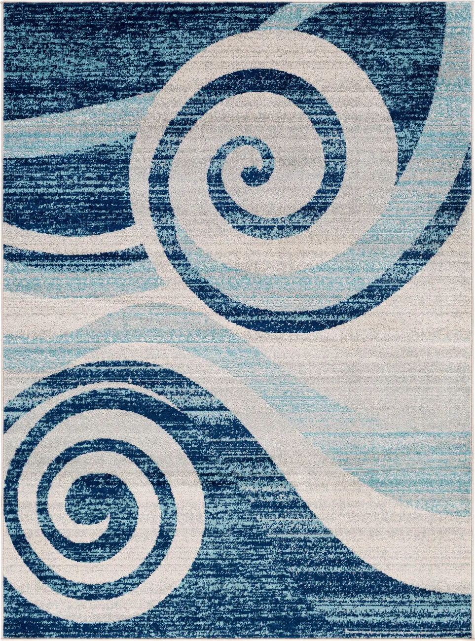 Modern Loom Adrastephae ADA-2337 Blue Power Loomed Synthetic Rug