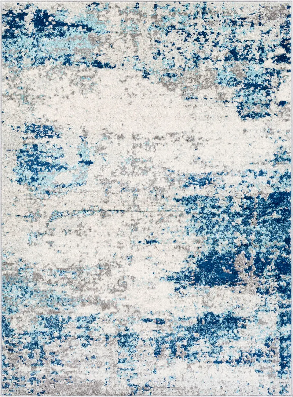 Modern Loom Adrastephae ADA-2344 Blue Power Loomed Synthetic Rug