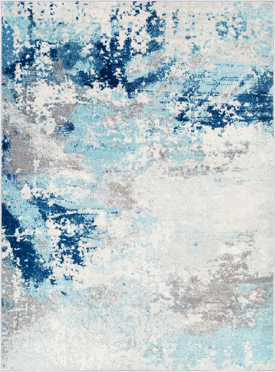 Modern Loom Adrastephae ADA-2346 Blue Power Loomed Synthetic Rug