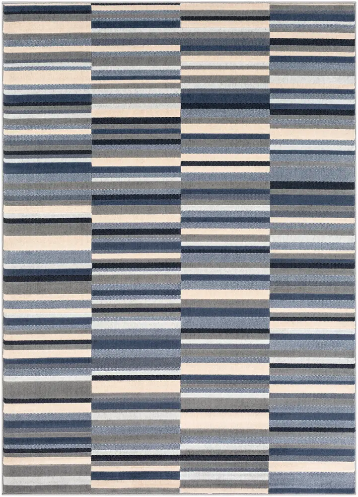 City CIT-2326 Taupe Synthetic Abstract Rug