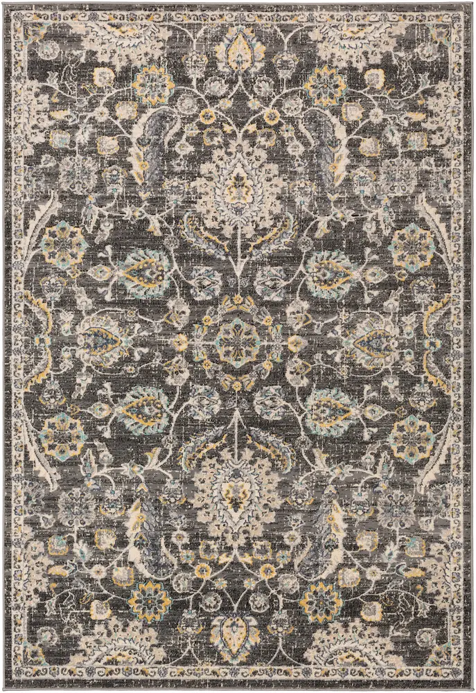 City CIT-2359 Taupe Traditional Synthetic Rug