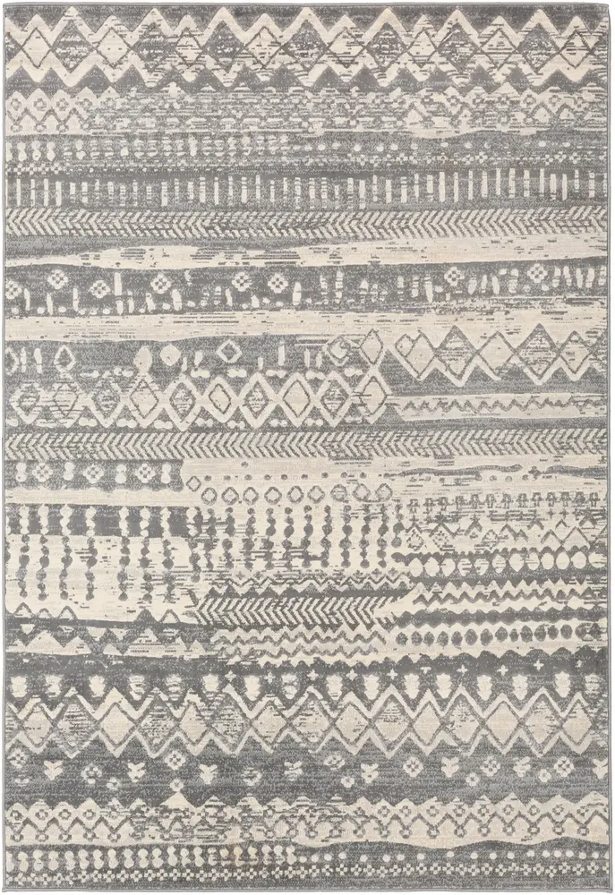 City CIT-2362 Taupe Transitional Synthetic Rug