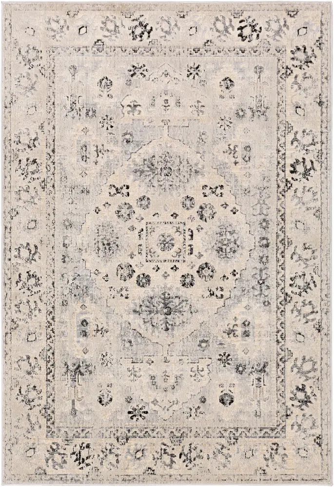 City CIT-2365 Taupe Transitional Abstract Rug