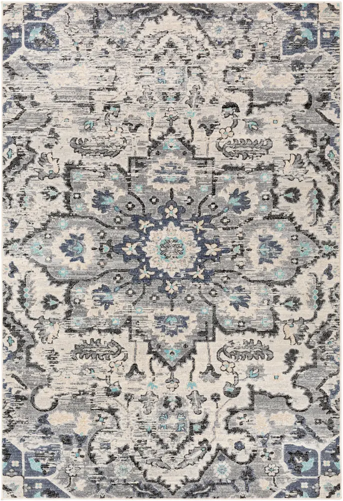 City CIT-2367 Taupe Transitional Traditional Rug