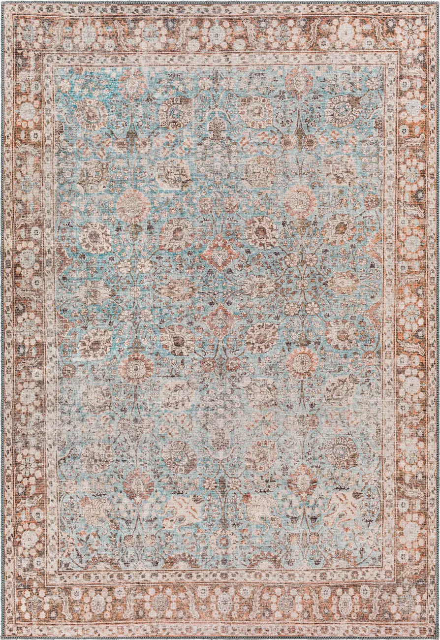 Modern Loom Colin CLN-2310 Blue Power Loomed Cotton Rug