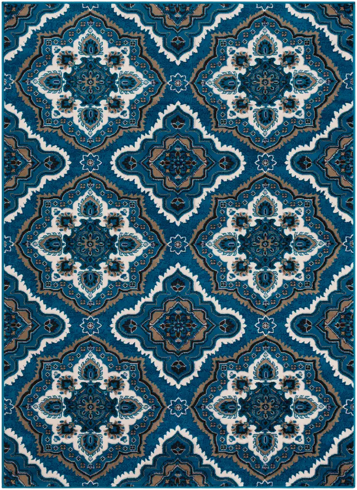 Clairmont CMT-2305 Sky Blue Patterned Transitional Rug