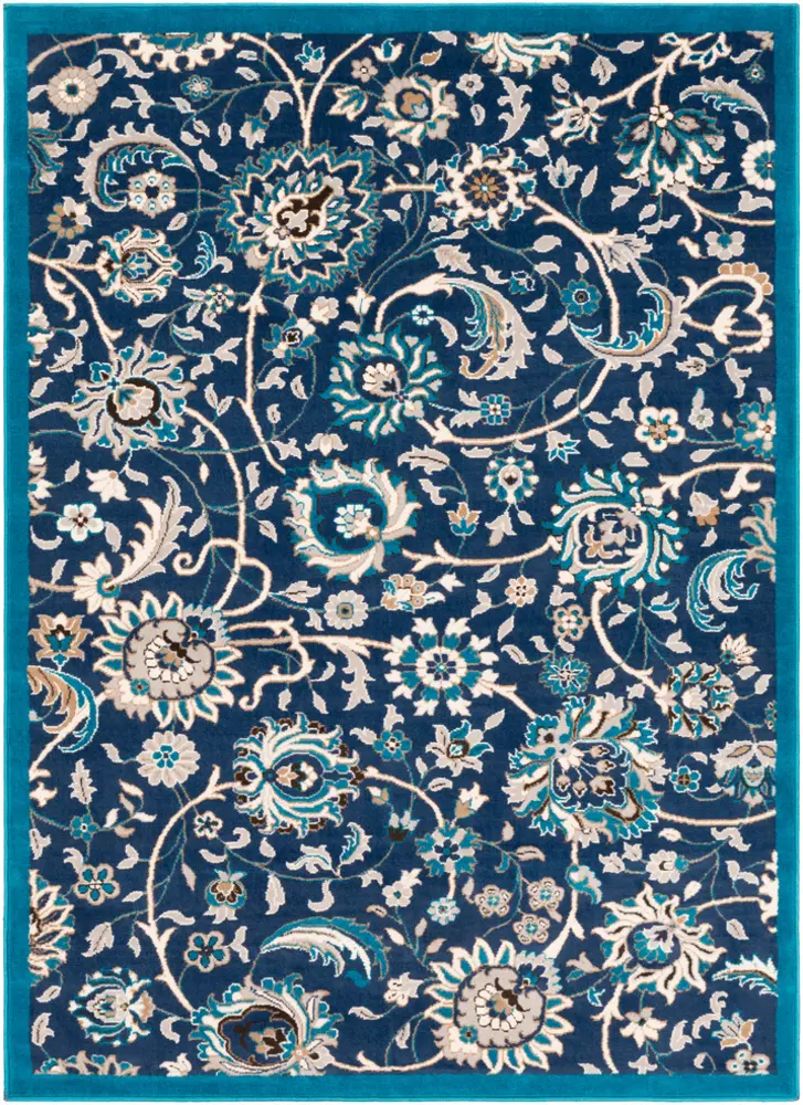 Clairmont CMT-2318 Navy Synthetic Traditional Rug