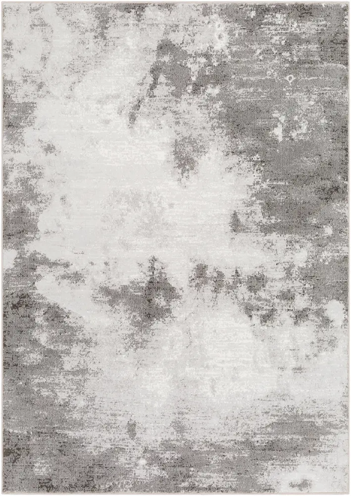 Contempo CPO-3839 Light Gray Synthetic Abstract Rug