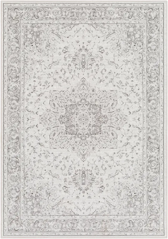 Contempo CPO-3842 Light Gray Synthetic Traditional Rug