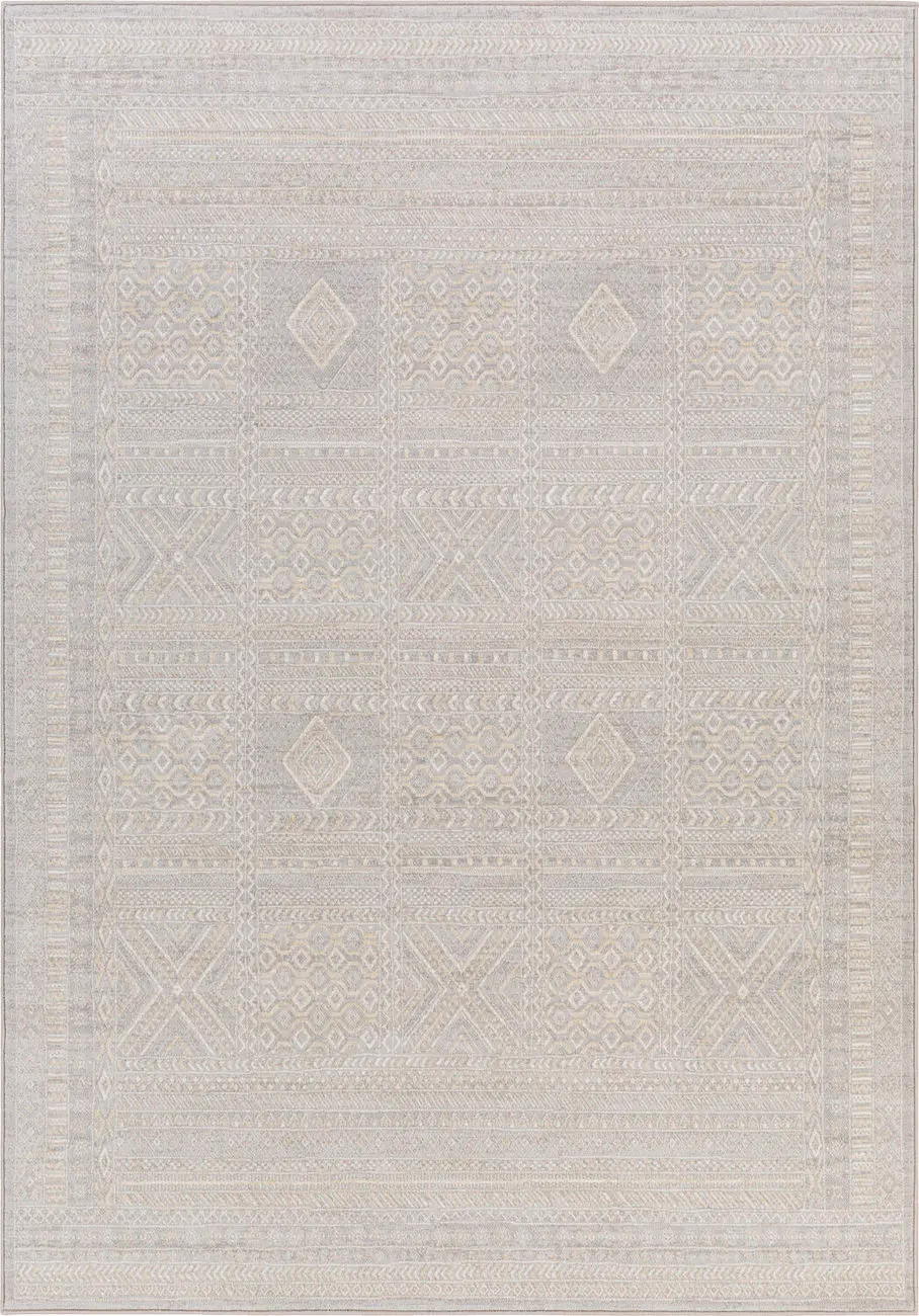 Modern Loom Contempo Cpo-3855 Beige Power Loomed Synthetic Rug
