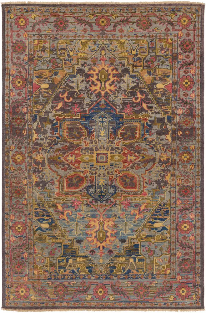 Cappadocia CPP-5022 Sage Bordered Traditional Rug