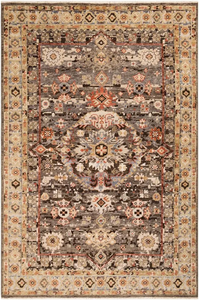 Cappadocia CPP-5029 Taupe Wool Traditional Rug