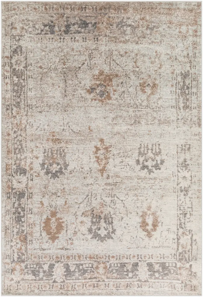 Chelsea CSA-2323 Medium Gray Traditional Bordered Rug