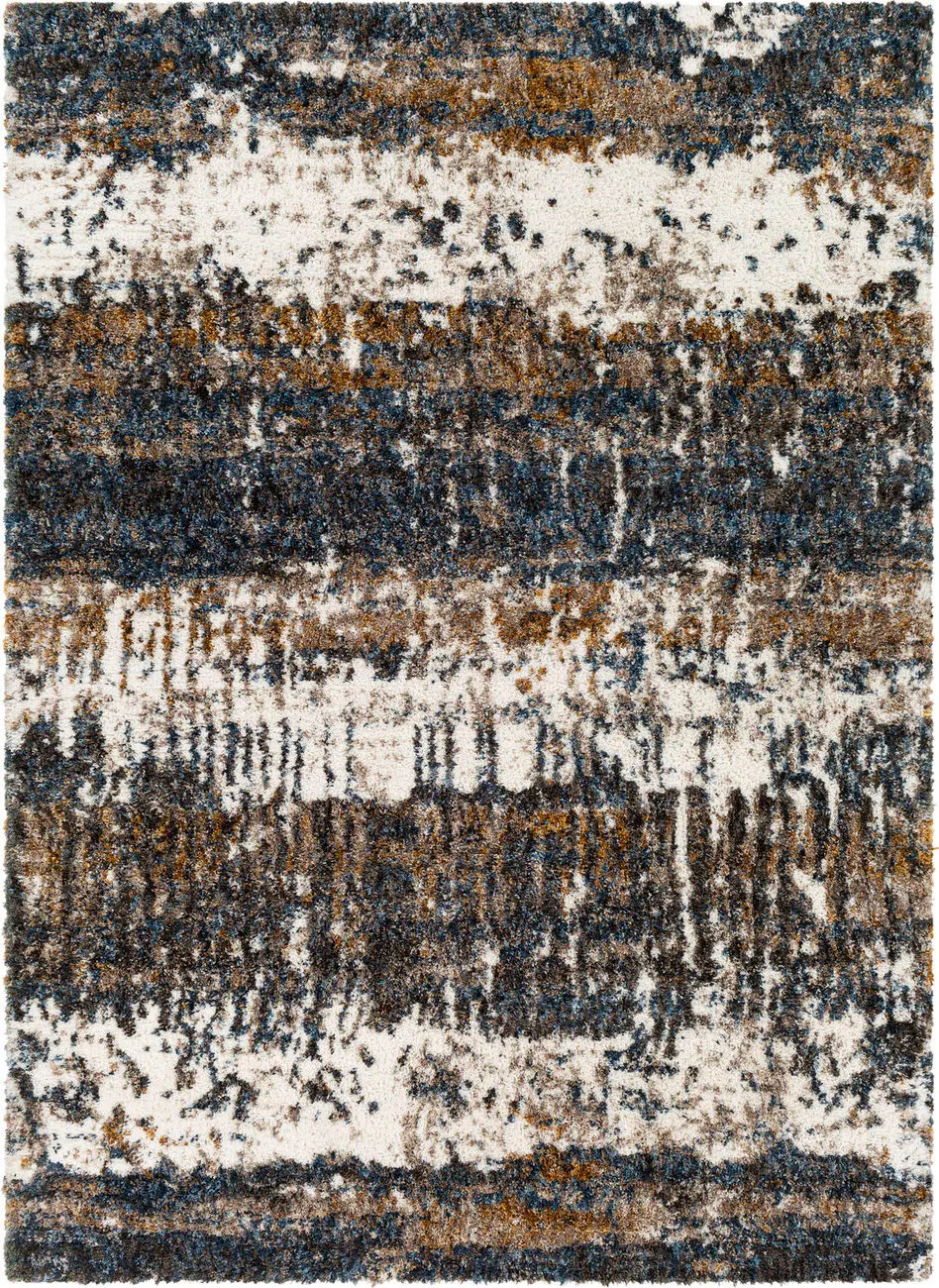 Modern Loom Celestial shag CSG-2302 Multi-Colored Power Loomed Synthetic Rug