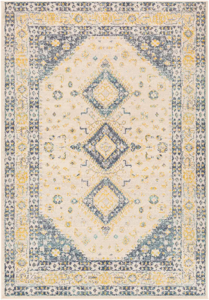 Adria ADI-2321 Denim Bordered Transitional Rug
