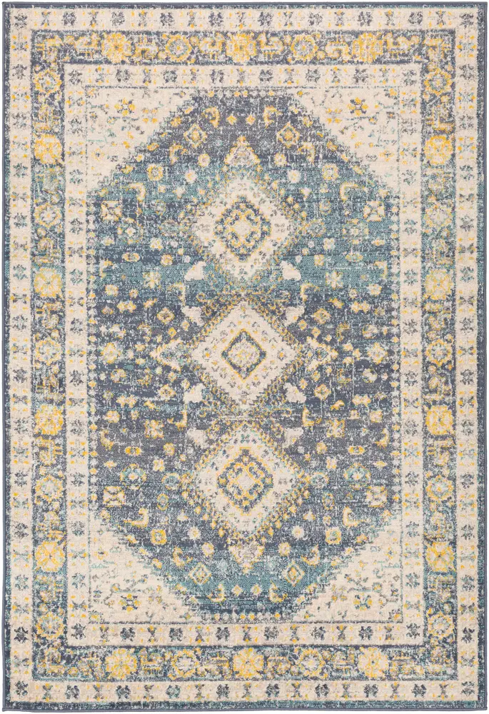 Adria ADI-2322 Denim Traditional Synthetic Rug