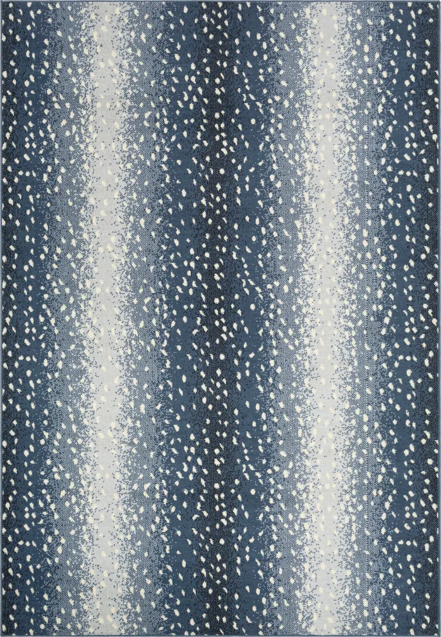 Modern Loom City Light CYL-2344 Blue Power Loomed Synthetic Rug