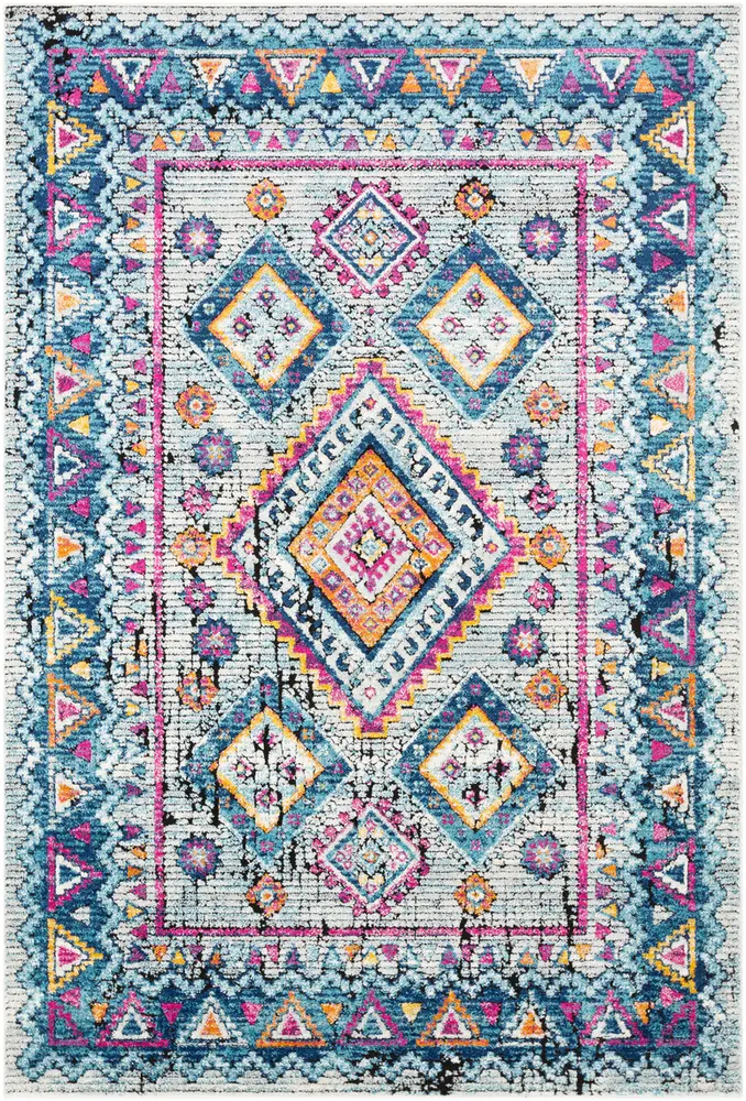 Agnestherry AGY-2303 Bright Pink Traditional Transitional Rug