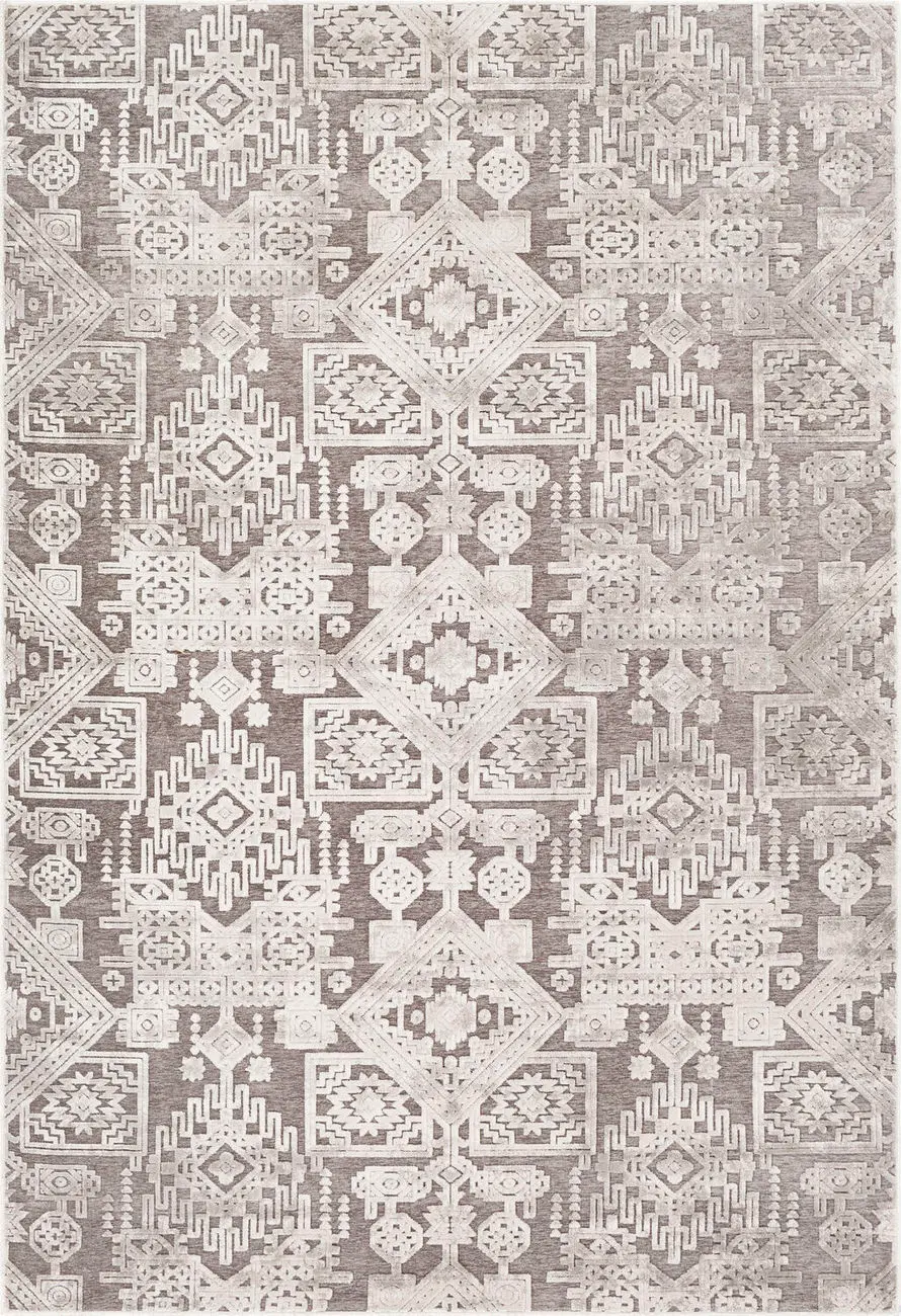 Dantel DTL-2309 Gray Cotton Southwestern Rug