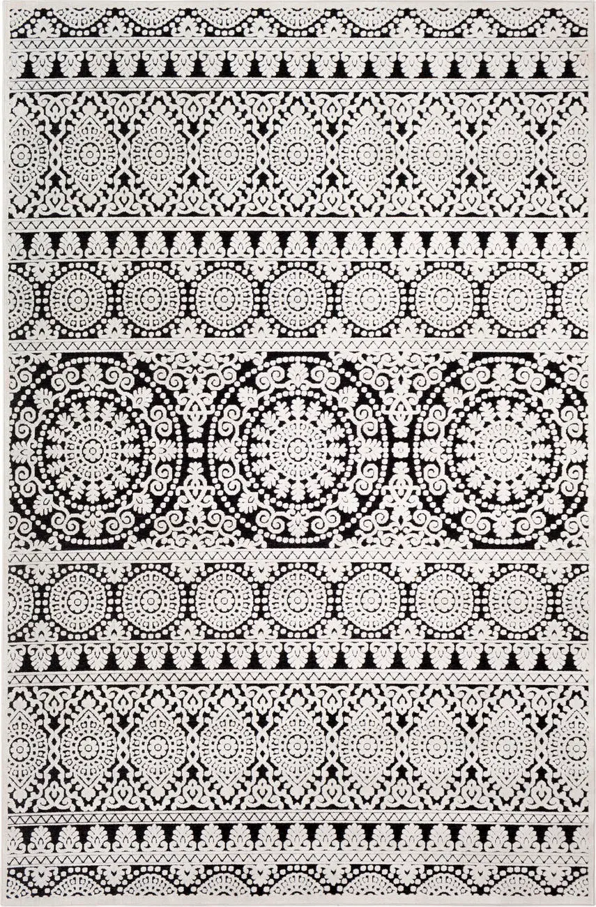 Dantel DTL-2316 Black Traditional Natural Fiber Rug