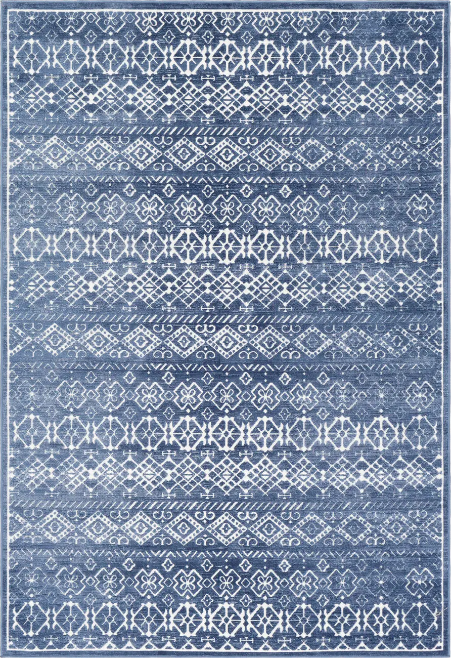 Dantel DTL-2326 Blue Patterned Southwestern Rug