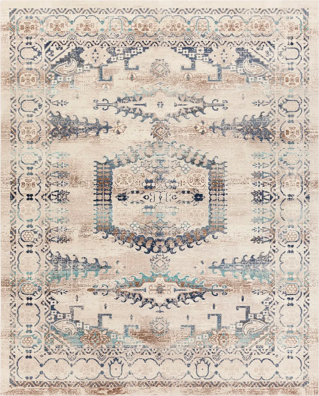 Aiktonent Dub-2311 Blue Transitional Traditional Rug