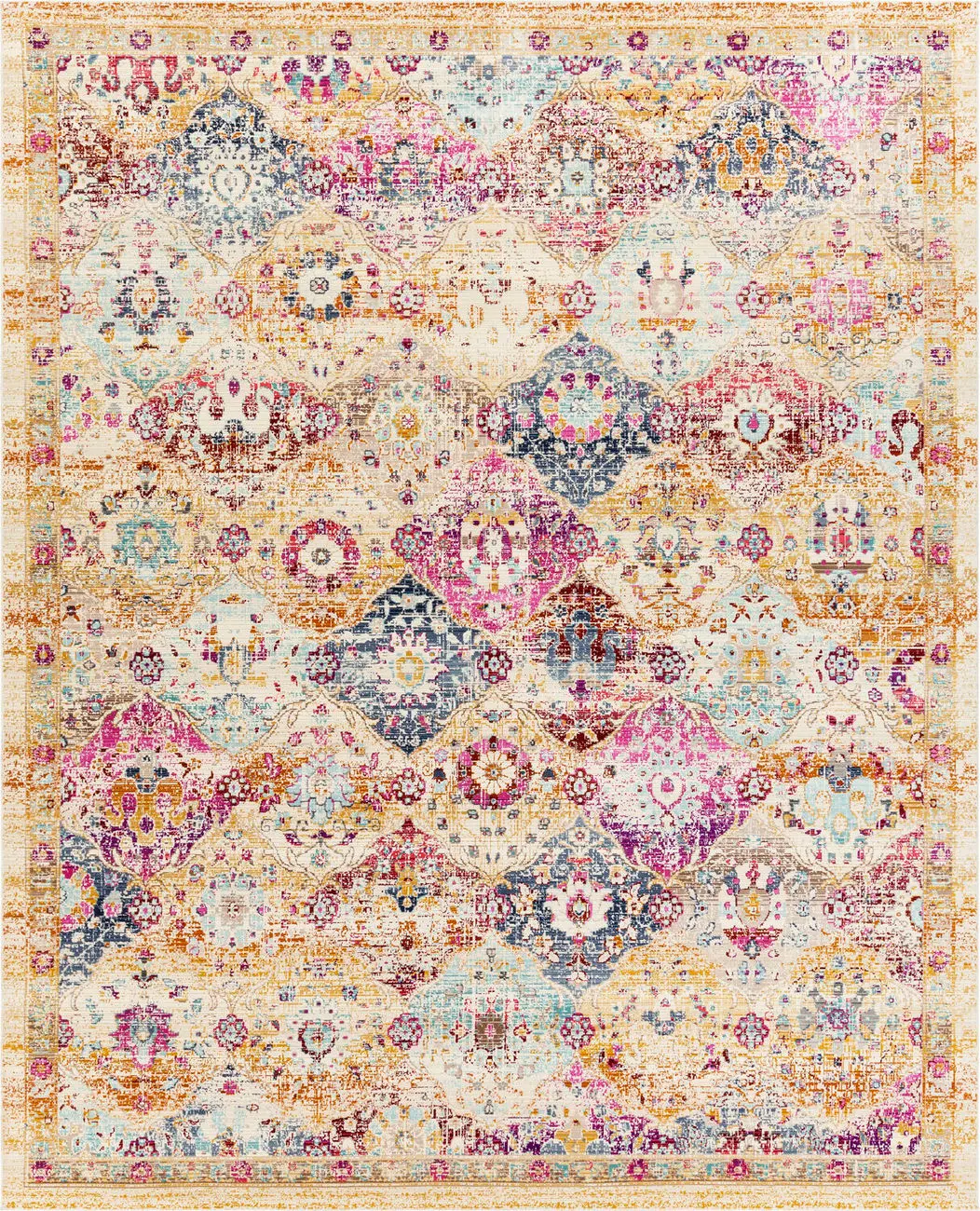 Aiktonent Dub-2312 Pink Traditional Transitional Rug