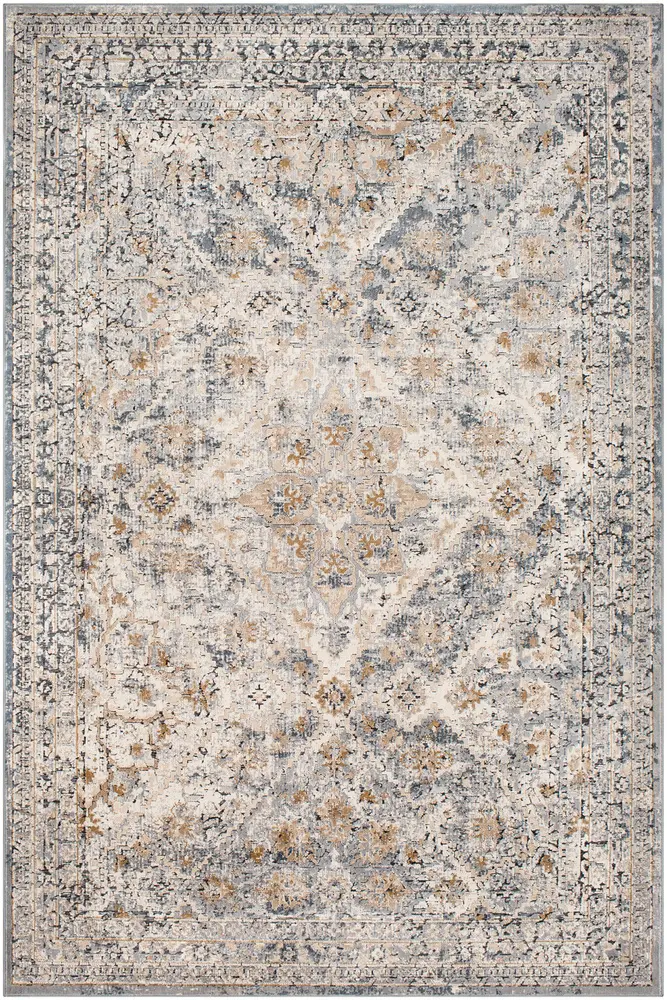 Durham DUR-1016 Medium Gray Transitional Traditional Rug