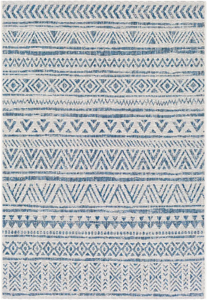 Alamark ALK-2335 Denim Synthetic Abstract Rug