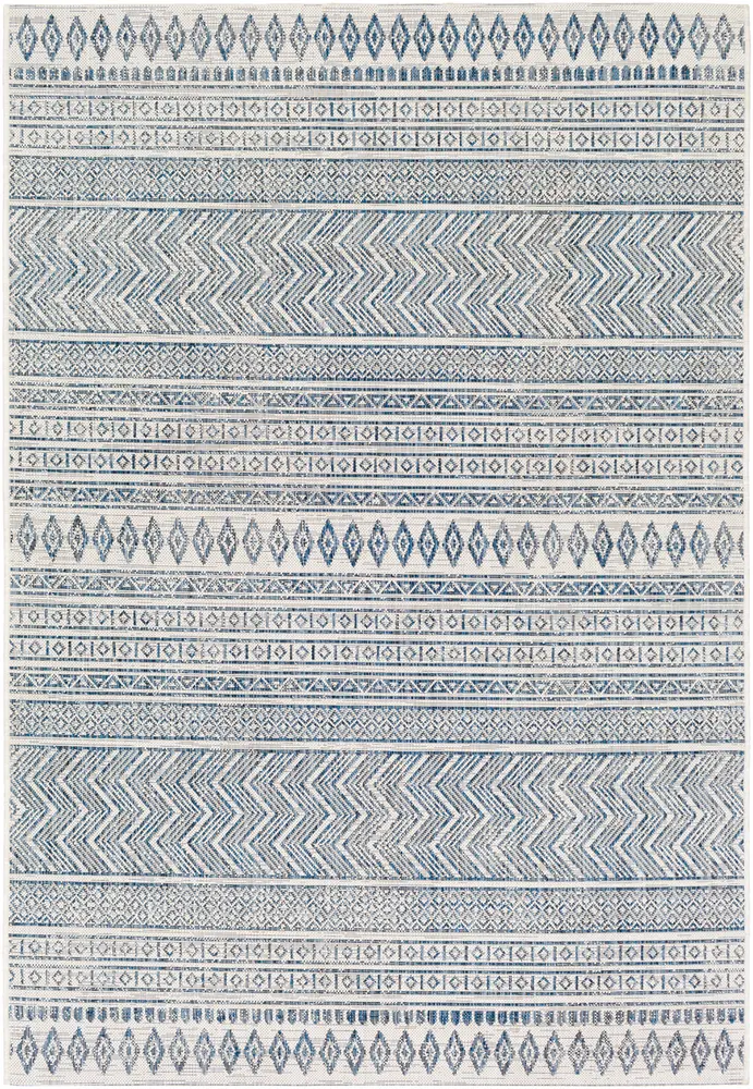 Alamark ALK-2344 Denim Synthetic Abstract Rug