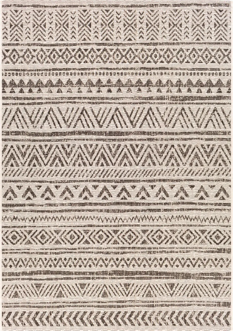 Modern Loom Alamark ALK-2347 Beige Power Loomed Synthetic Rug