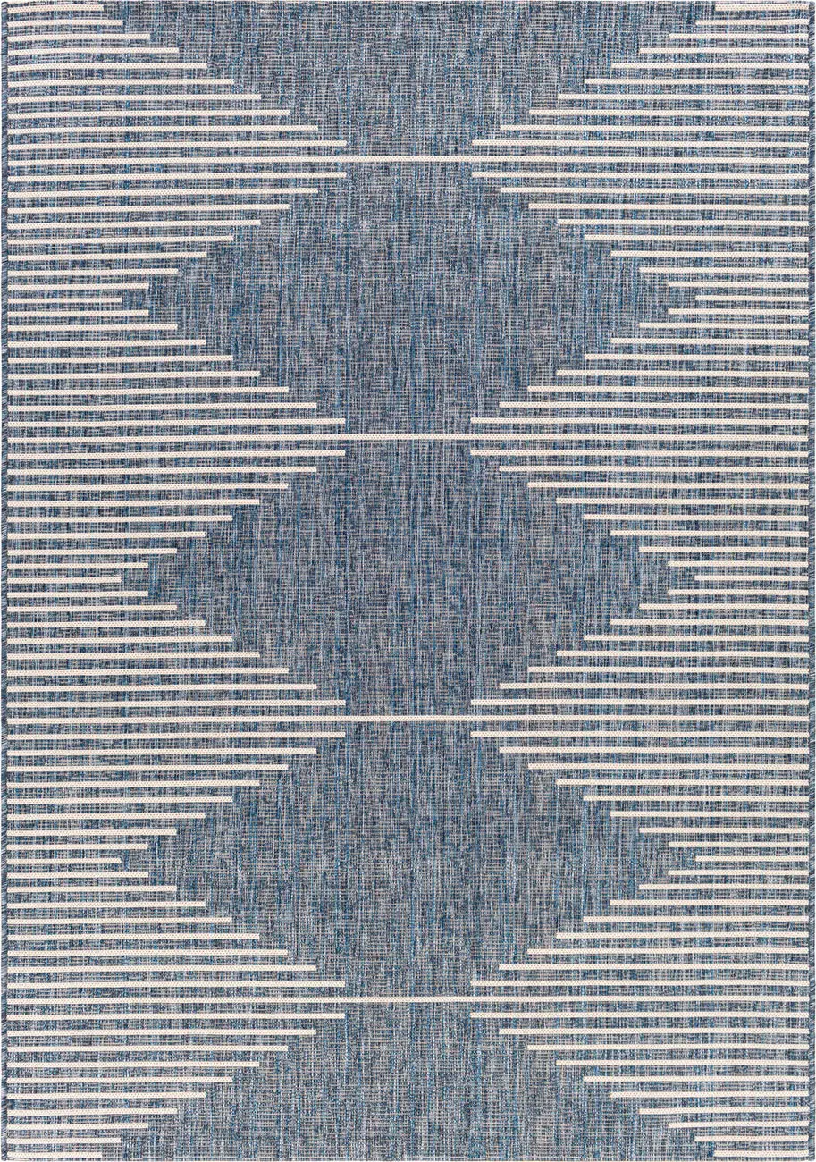 Modern Loom Alamark ALK-2350 Blue Power Loomed Synthetic Rug