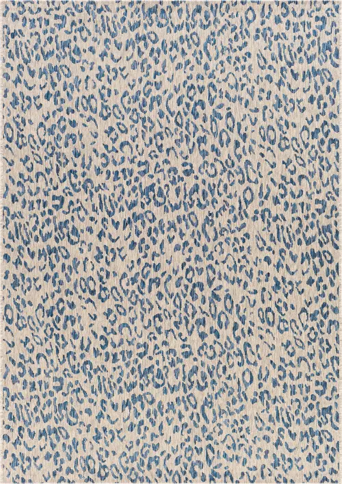 Modern Loom Alamark ALK-2353 Blue Power Loomed Synthetic Rug