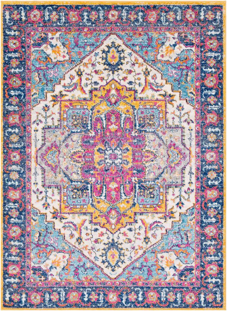 Surya Alara ALA-2302 Dark Blue Transitional Bordered Rug